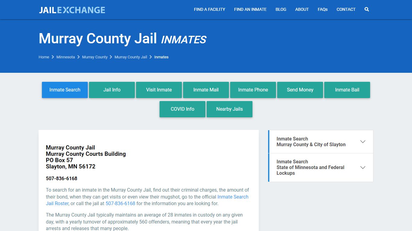 Murray County Jail Inmates | Arrests | Mugshots | MN